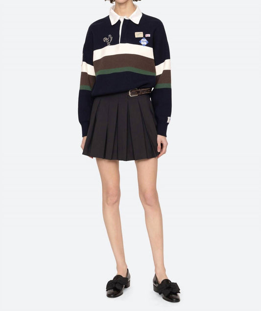 Sea - Adeline Wool Belted Mini Skirt