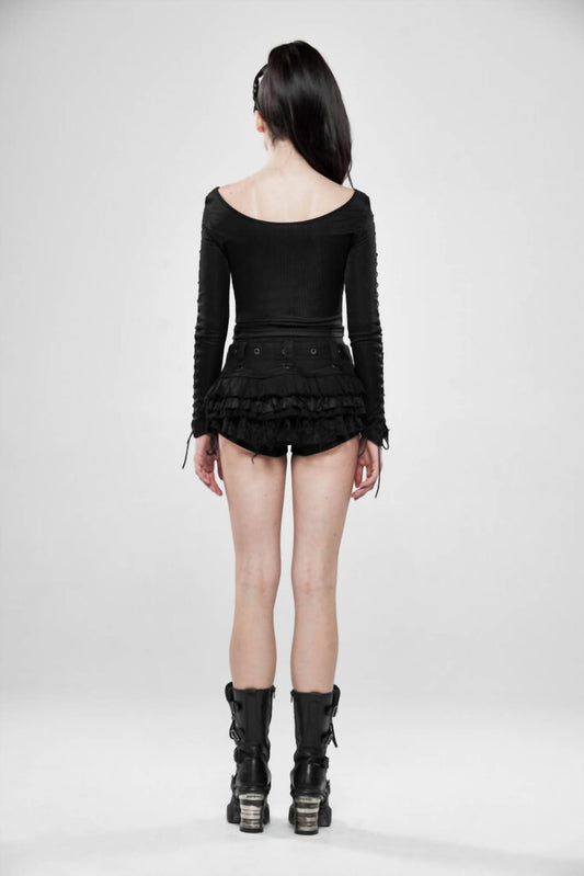 Punk Rave - Dark Legend Hollow-out Long Sleeve T-shirt