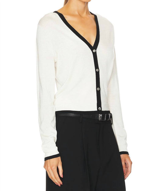 Theory - Tipped Cardigan