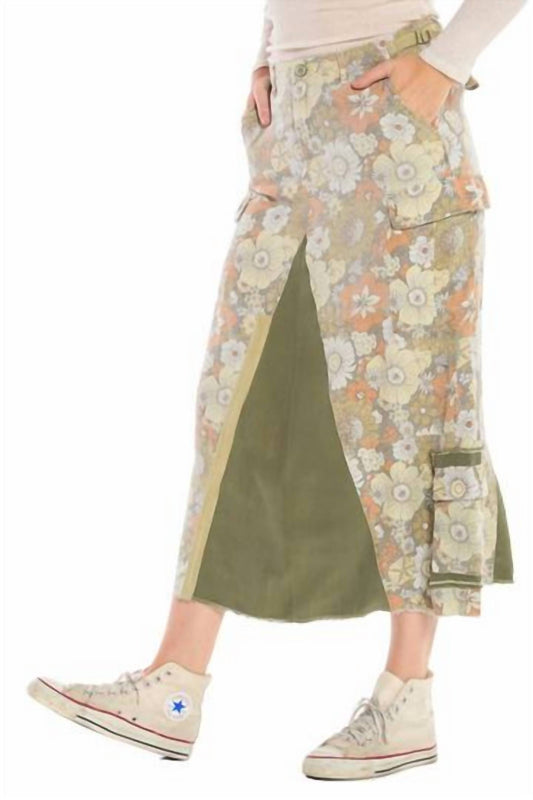 Danang - Military Maxi Skirt