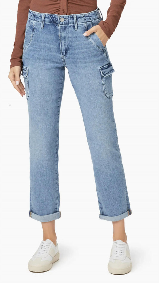 Paige - Drew Cargo Pocket Cuffed Ankle Jean