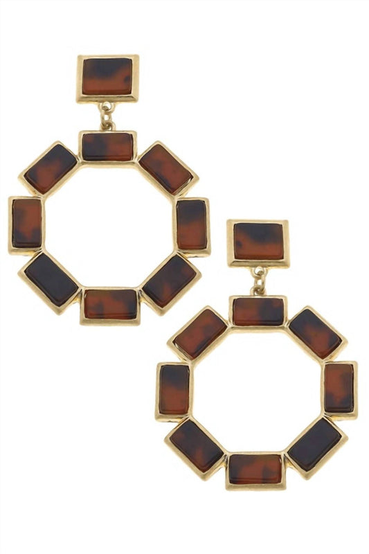 Canvas Style - Halston Tortoise Statement Earrings