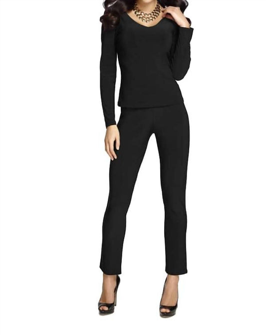 Frank Lyman - Straight-leg Knit Pants