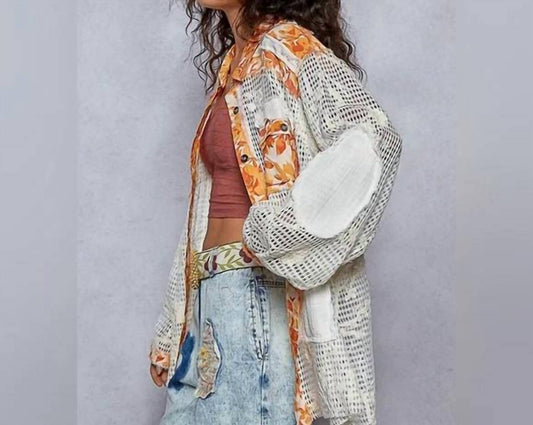 Pol - Autumn Patchwork Shacket