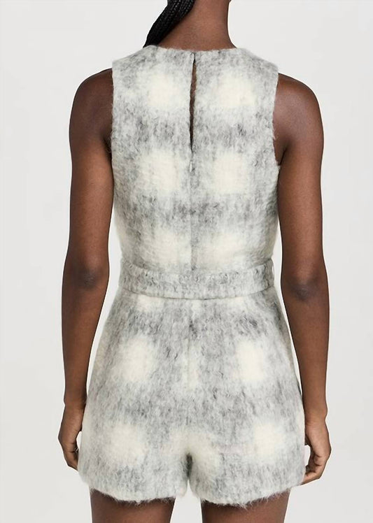 Amanda Uprichard - Hazel Wool Belted Romper