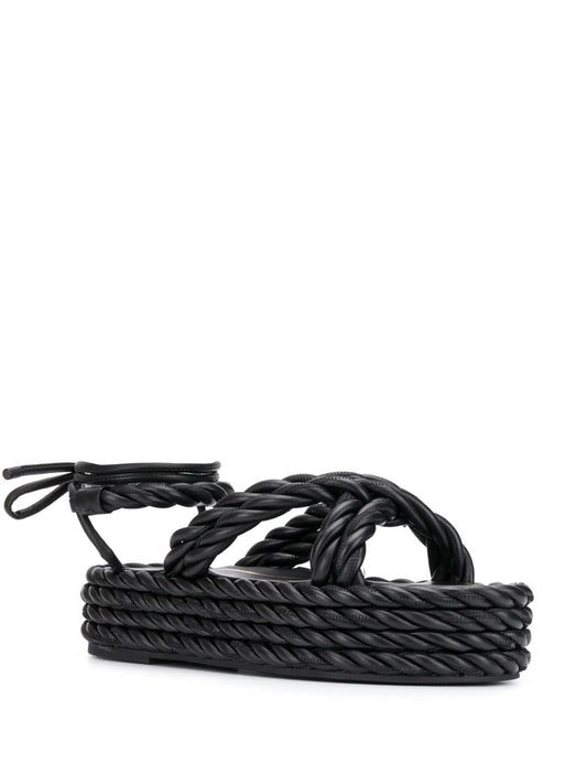 Valentino Garavani - Women's Rope Wedge Sandals