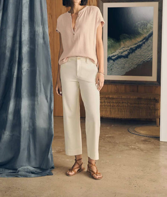 Faherty - Dream Cotton Gauze Desmond Top