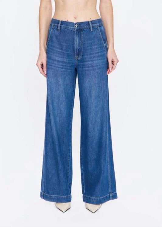 Pistola - Jadyn Seamed Low Slung Palazzo Jeans