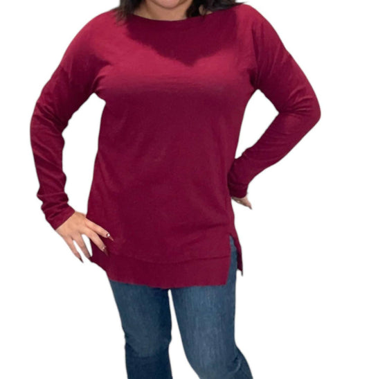 Bobi - Split Hem Long Sleeve Tee