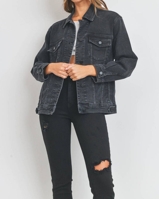 Just Black Denim - Oversized Denim Jacket