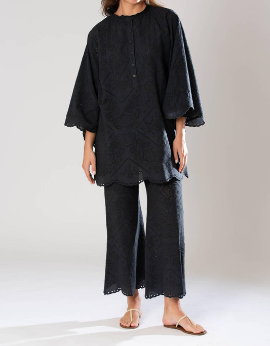 Miguelina - Rowena Eyelet Top