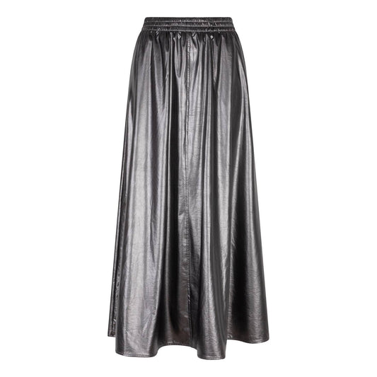 Esqualo - Women's Metallic Midi Skirt