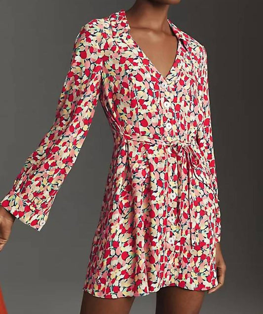 Rixo - Olina Floral Collared Mini Dress