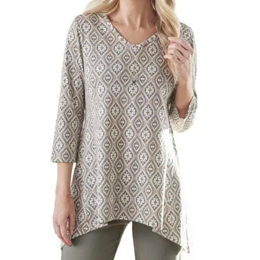Northstyle - Marquis Tile-print Tunic