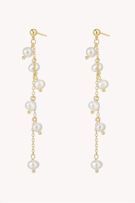 Sahira - Women's Everly Pearl Drop Earring