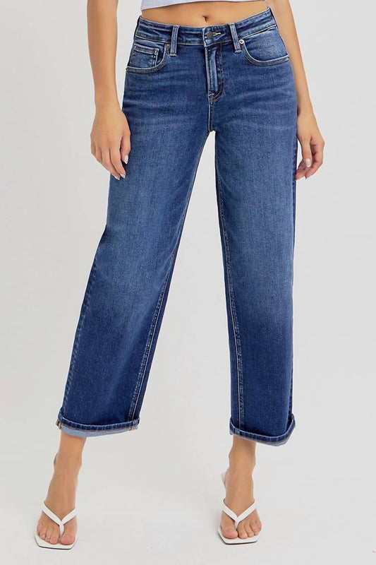 Risen - Jolene High Rise Boyfriend Tapered Jeans