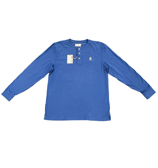 MEN'S GARMENT DYE LONG SLEEVE HENLEY SHIRT