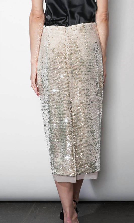Greylin - Gianna Sequin Midi Skirt