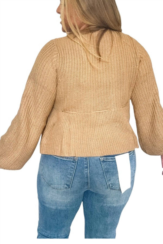 Le Lis - Sadie Puff Sleeve Sweater