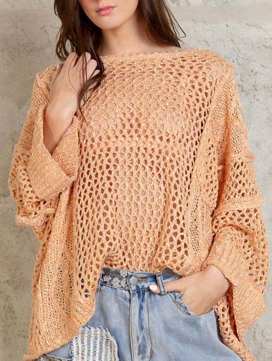 Contrast Knit Spring Sweater