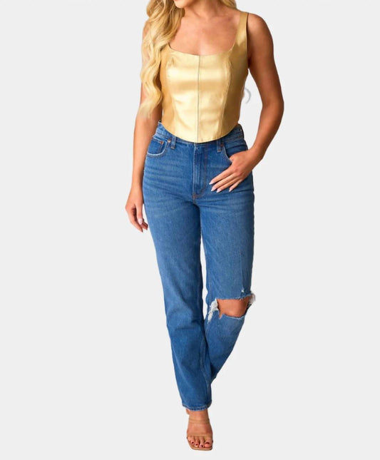 Buddylove - Coco Vegan Leather Corset Top