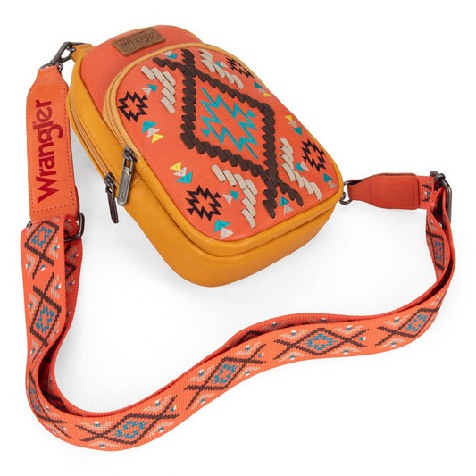 Wrangler - Women's Southwestern Embroidered Sling Bag