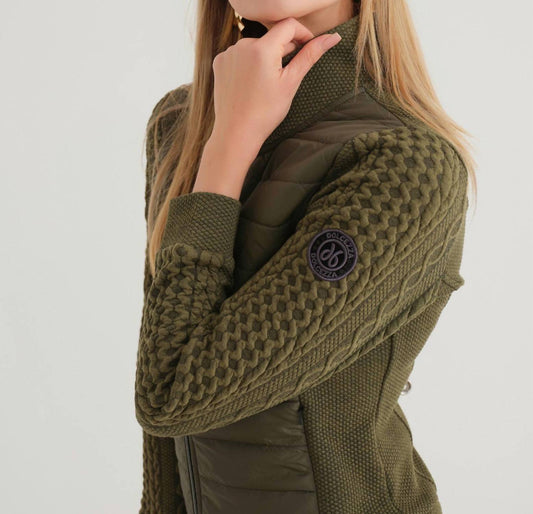 Dolcezza - Knit Long Sleeve Puffer Jacket