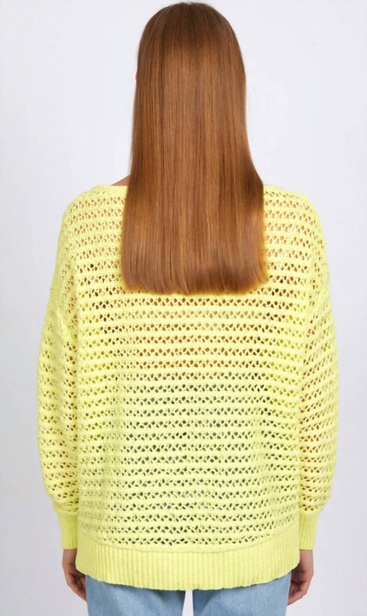 525 America - Cindy Open Stitch Sweater