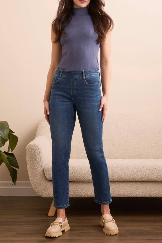 Tribal - Sophia Pull-On Slim Crop Jeans