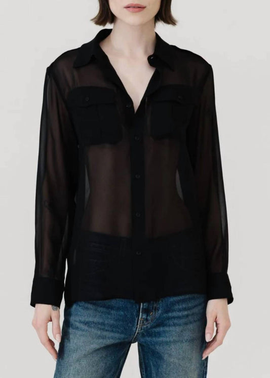Nili Lotan - Betty Chiffon Silk Shirt