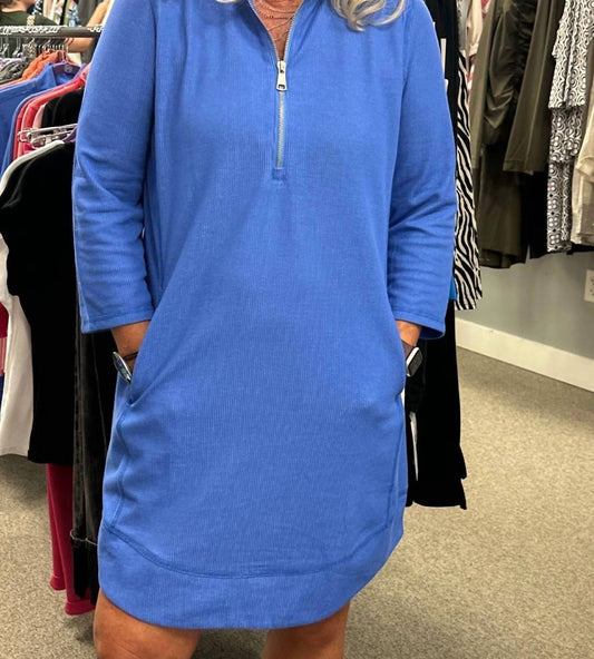 Lulu-B - Women's Half Zip Dress