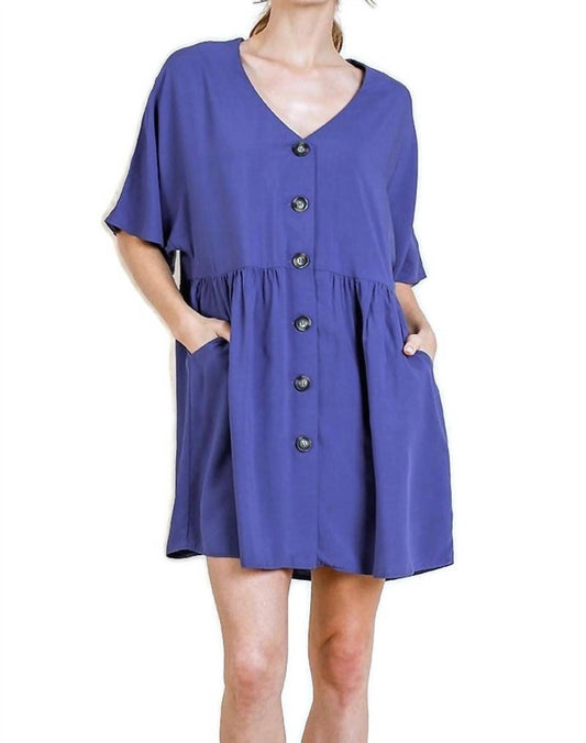 Umgee - Babydoll Pocket Dress