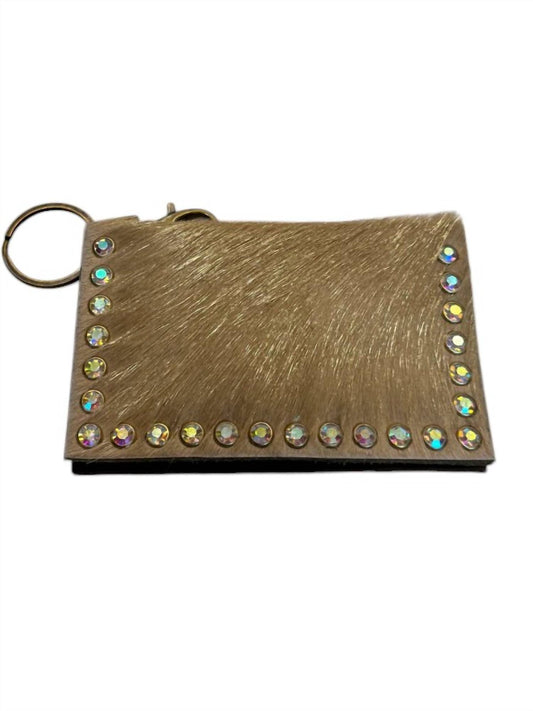 Keep It Gypsy - Women's Hide With Crystals Wallet