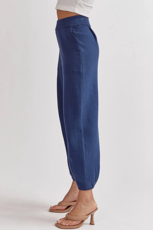 Entro - Knit High Waisted Joggers