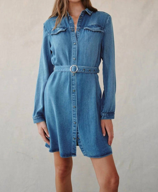 Bella Dahl - Flap Pocket Belted Shirt Dress
