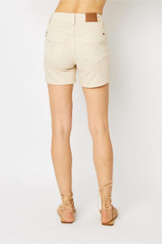 Judy Blue - High Waist Garment Dyed Shorts