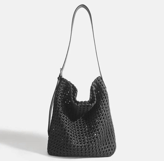 Prenelove - Women's Osler Woven Hand-knotted Hobo Bag