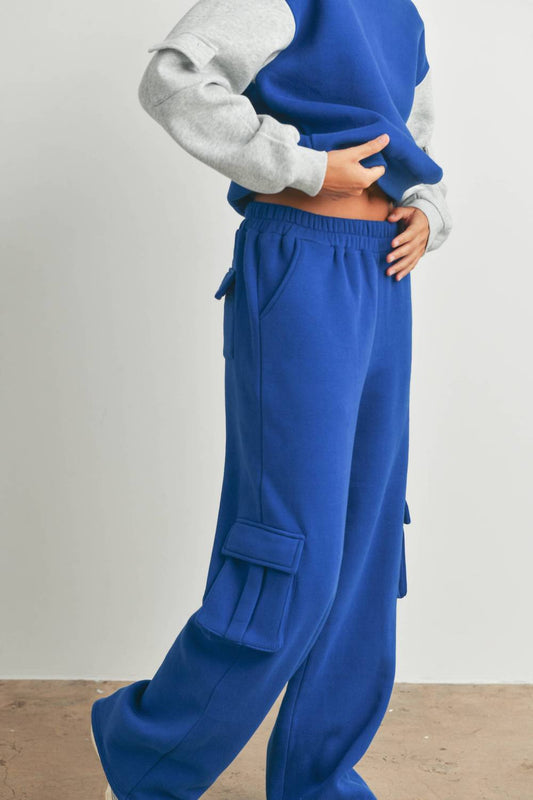 Buttermelon - Fleece Terry Cargo Sweatpants