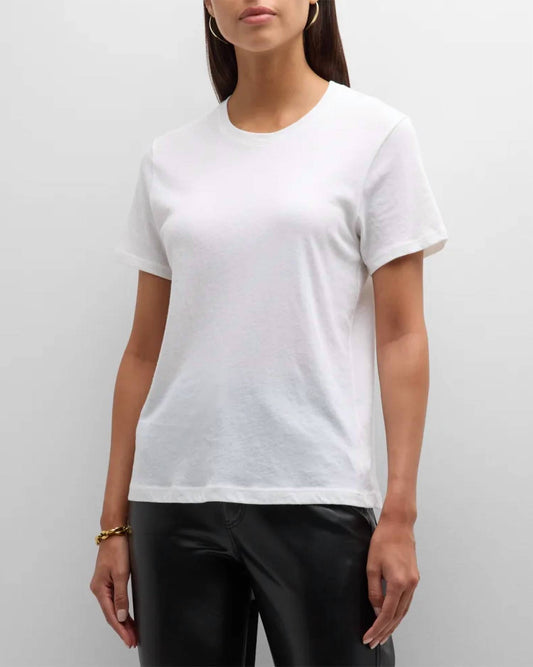Enza Costa - CASHMERE LOOSE SHORT SLEEVE TEE