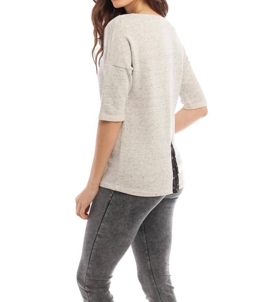 French Kyss - Brooke Side Tie Pullover