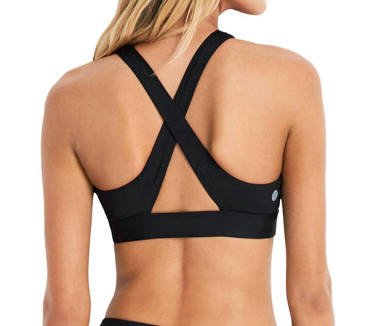 Seafolly - Lasercut High Neck Sports Bra
