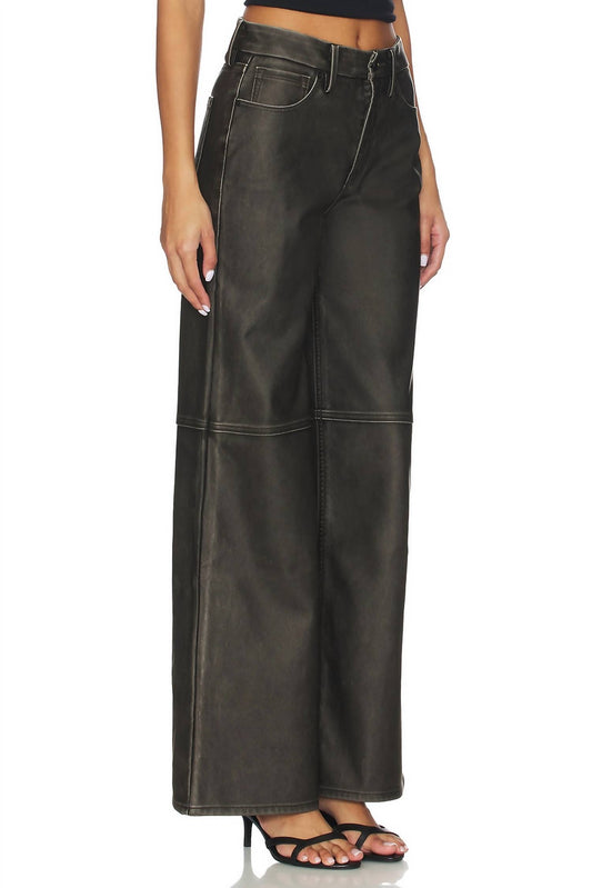 Good American - Good Skate Faux Leather Pants