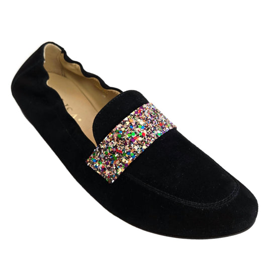 Lalisa - Women's Glitter Suede Loafer