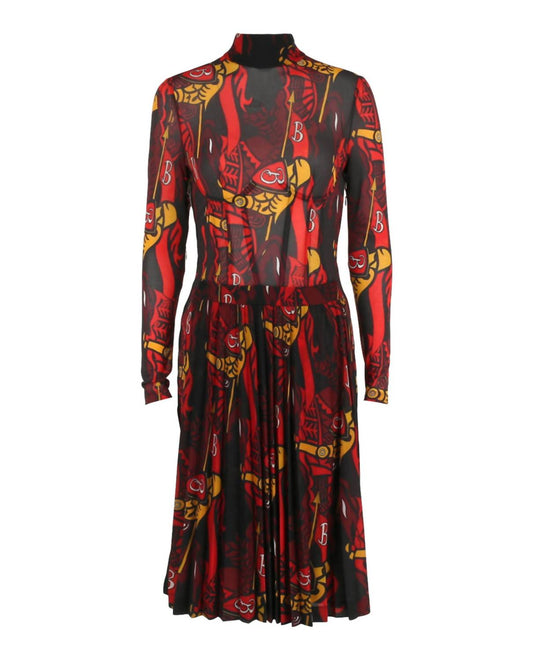 Burberry - Women's Long Sleeve Trapeze Dress