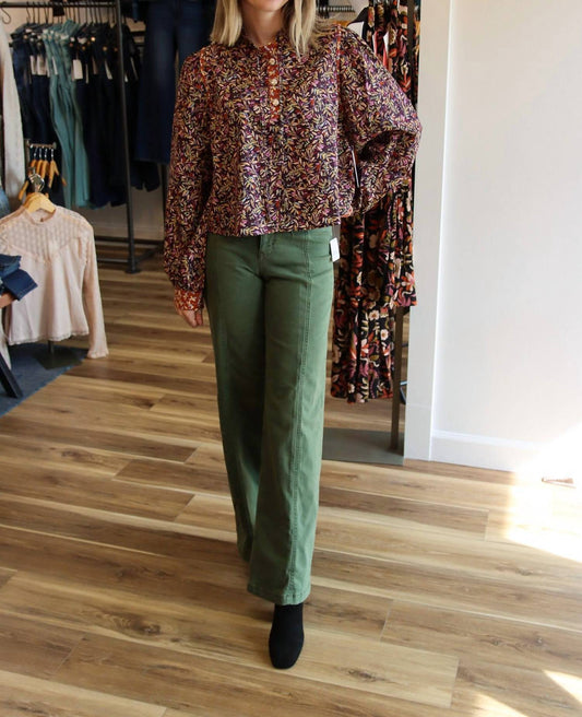 Thml - Printed Long Sleeve Buttons Top