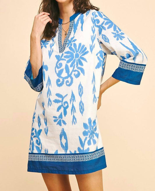 Pinch - Contrast Floral Print Dress