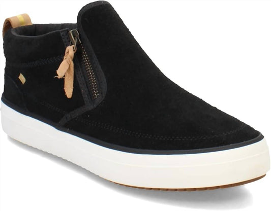 Sperry - Women's Crest Lug Suede Side Zip Sneakers
