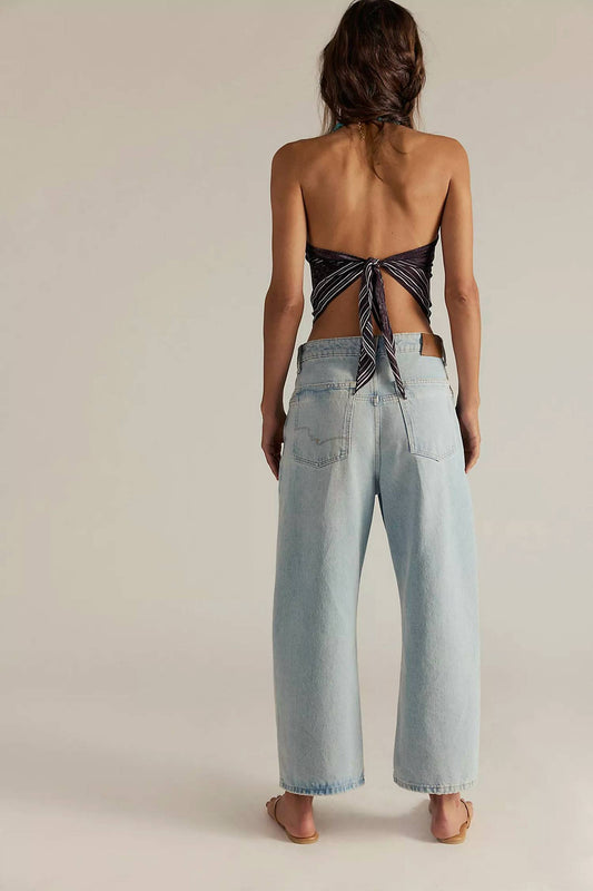 Free People - Deep Trance Dropped Boyfriend Jeans
