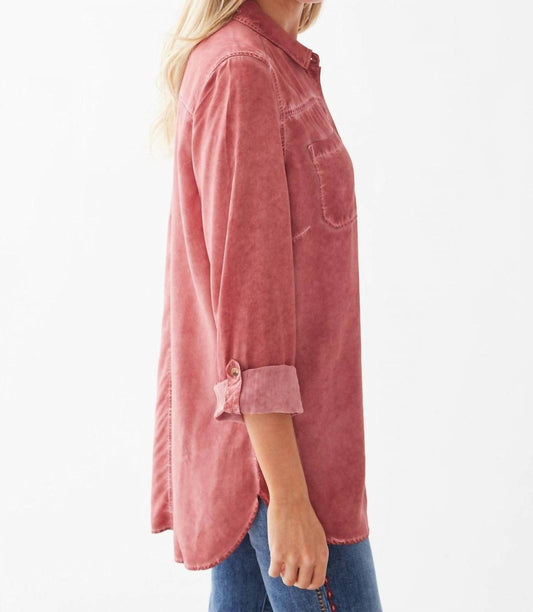 Fdj - Pigment Dyed Button Up Shirt