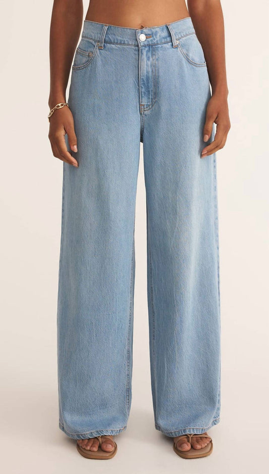 Z Supply - Mia Loose Wide Leg Denim Pant